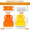 4 Pcs Plastic Blade Scraper Adhesive Remover Cleaning Scrapers Paint Scraper Tool for Removing Labels Stickers Taping