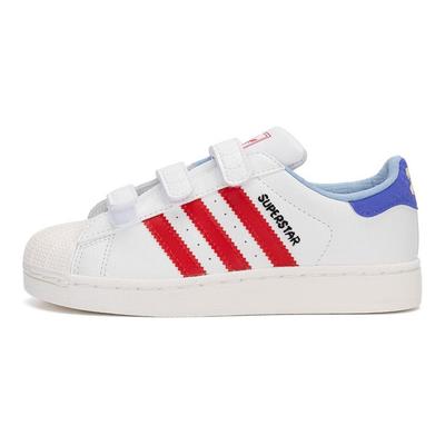 Superstar 2 Fecho Confortável C Ano Novo Chinês Tênis Infantil Branco Nuvem-Branco Melhor-Escarlate JR8002