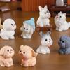 Garden Ornament Puppy Figurine Miniature Micro Landscaping Cute Dog Sculpture  Home Decor