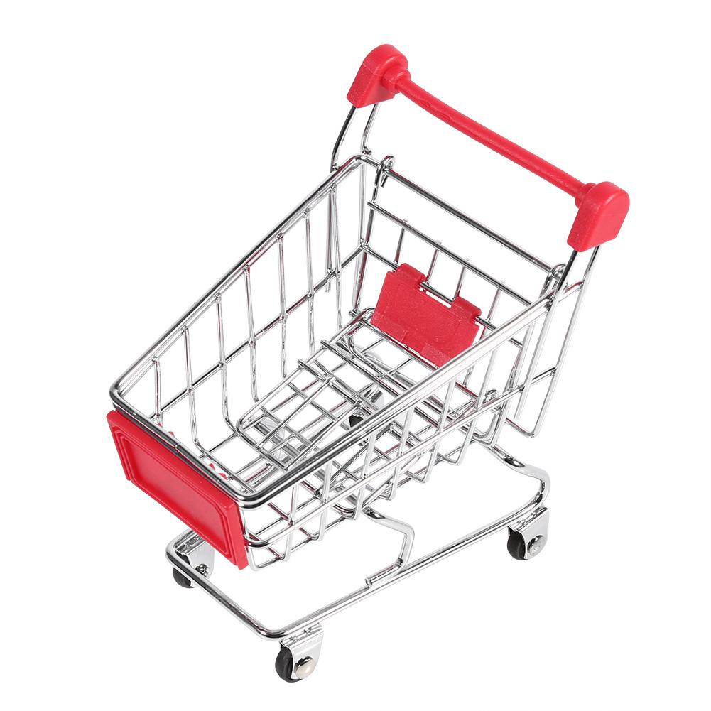 Parrot Toy Parakeet Budgie Cockatiel Intelligence Growth Tool Supermarket Shopping Cart Red