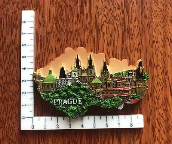 Magneți de frigider Republica Cehă Praga punct de reper clădire suvenir turistic autocolant magnetic frigider colecție de decorațiuni interioare cadou
