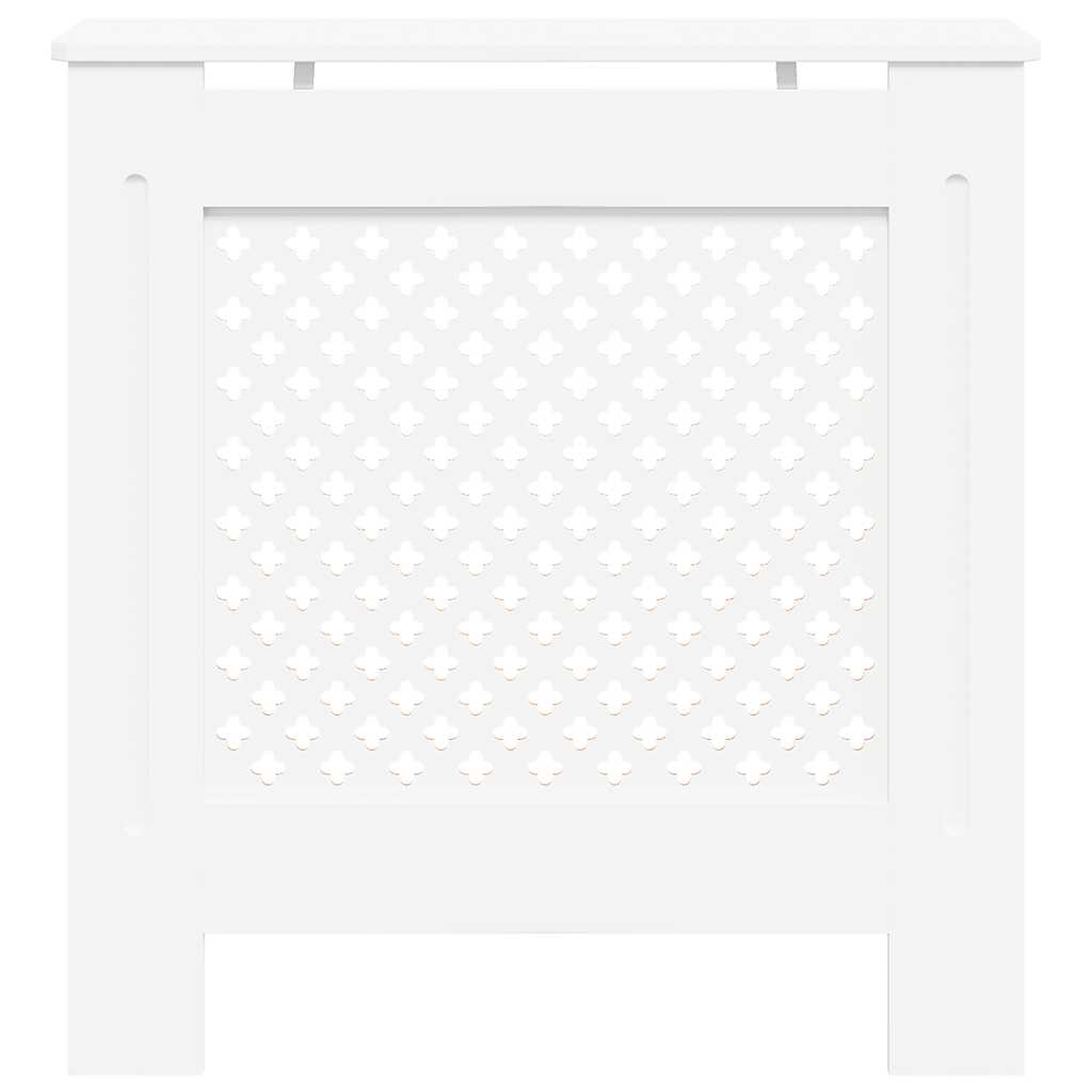 vidaXL MDF Heizkörperverkleidung Weiß 78 cm