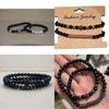 Elegant Copper Bead Bracelet With Micro Paved Zirconia Crown For Couples And Gift Giving