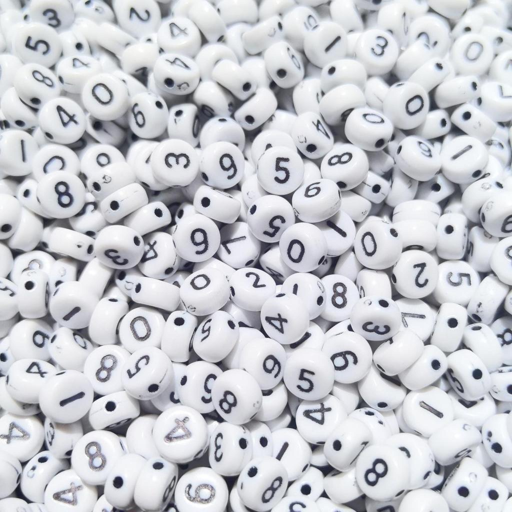 Acrylic Letter Beads for Kids' Jewelry Making – Educational DIY Beading Accessories