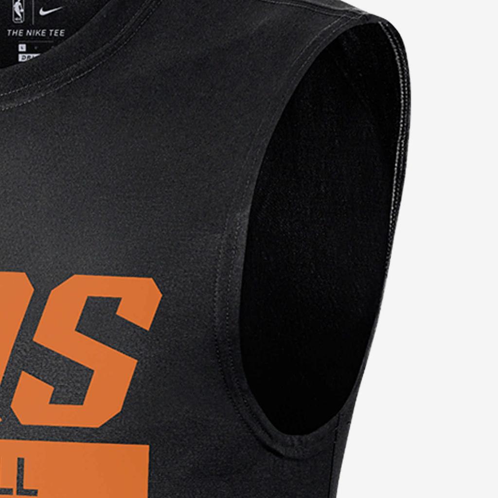 Nike Dri-FIT NBA Phoenix Suns Letter Print Quick-Dry Training Sleeveless Basketball Jersey Men Jersey Black FN5211-010