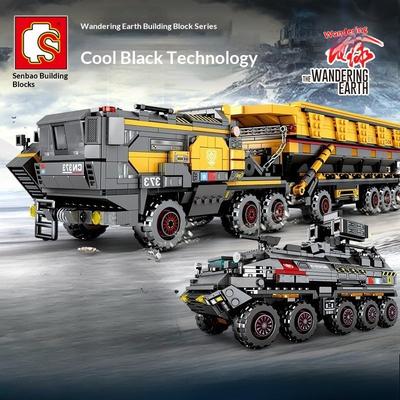 Sembo The Wandering Earth Transport & Troop Carrier Kids Educational Building Blocks Assembly Toy | Christmas Gift