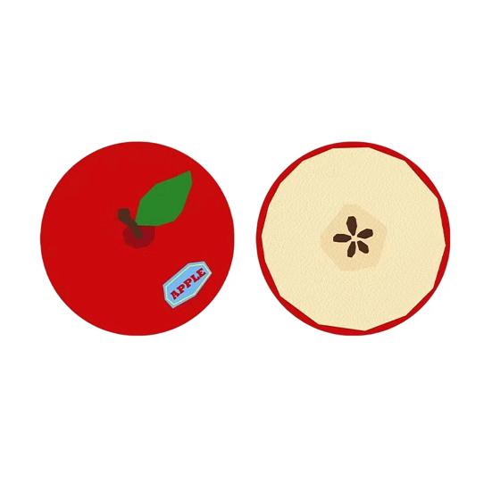 Car Water Coaster 2.36inch Universal Non-Slip Coaster Car Cup Holder Coaster Double-Sided Fruit Design Car Insulated Mat Anti-Fouling Car Accessories