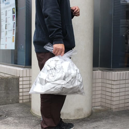 Bedwin Mart 20L Semitransparente Plastikmüllbeutel, Box-Typ, 100 Beutel, 0,015 mm dick