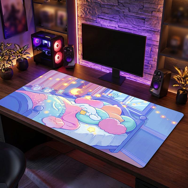 Big Mouse PadCinnamoroll Extended Soft Desk Mat Gaming Office Computer Table Decor Mat