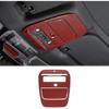 Red Carbon Fiber Reading Light Panel Front Lamp Trim Cover for Ford F150 -22