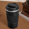 Insulated Coffee Vacuum Coffee Cup Ceramic Inner Travel Coffee Tumbler Reusable Thermal Cup With Lid And 201 Stainless Steel Outer For Home Office