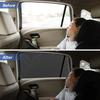 4-Piece Premium Car Window Sunshade Net Set - UV Protection and Privacy, Universal Fit Front and Rear Curtains