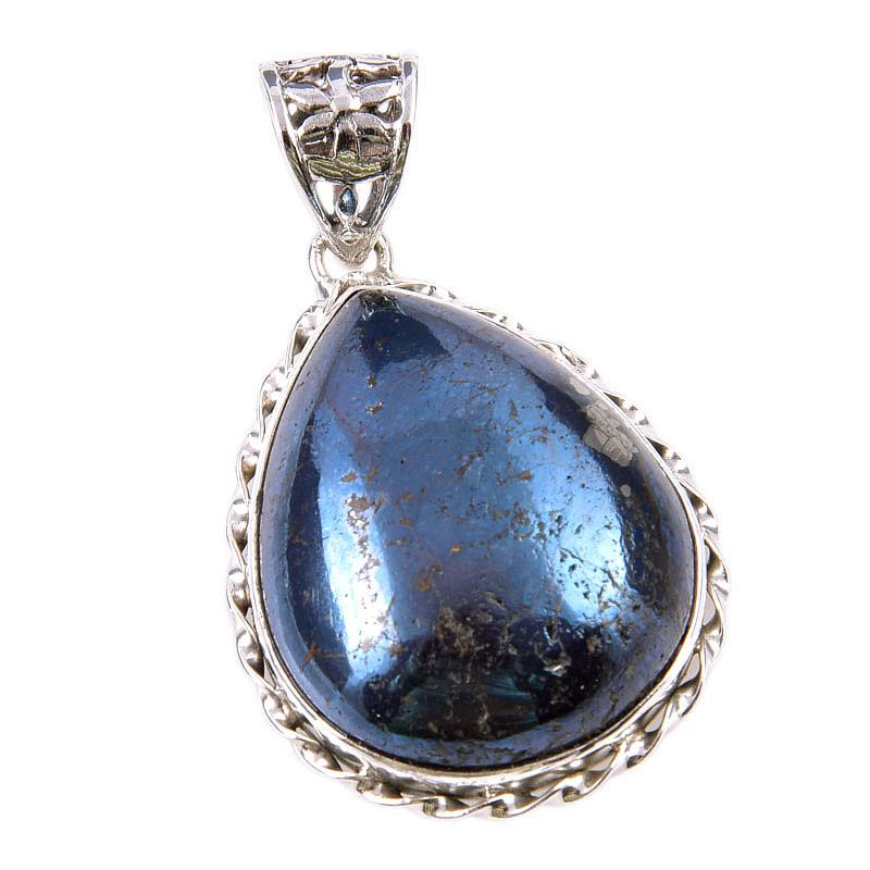 Natural Tektite Gemstone Handmade 925 Solid Sterling Silver Gift Pendant 2" v0M95