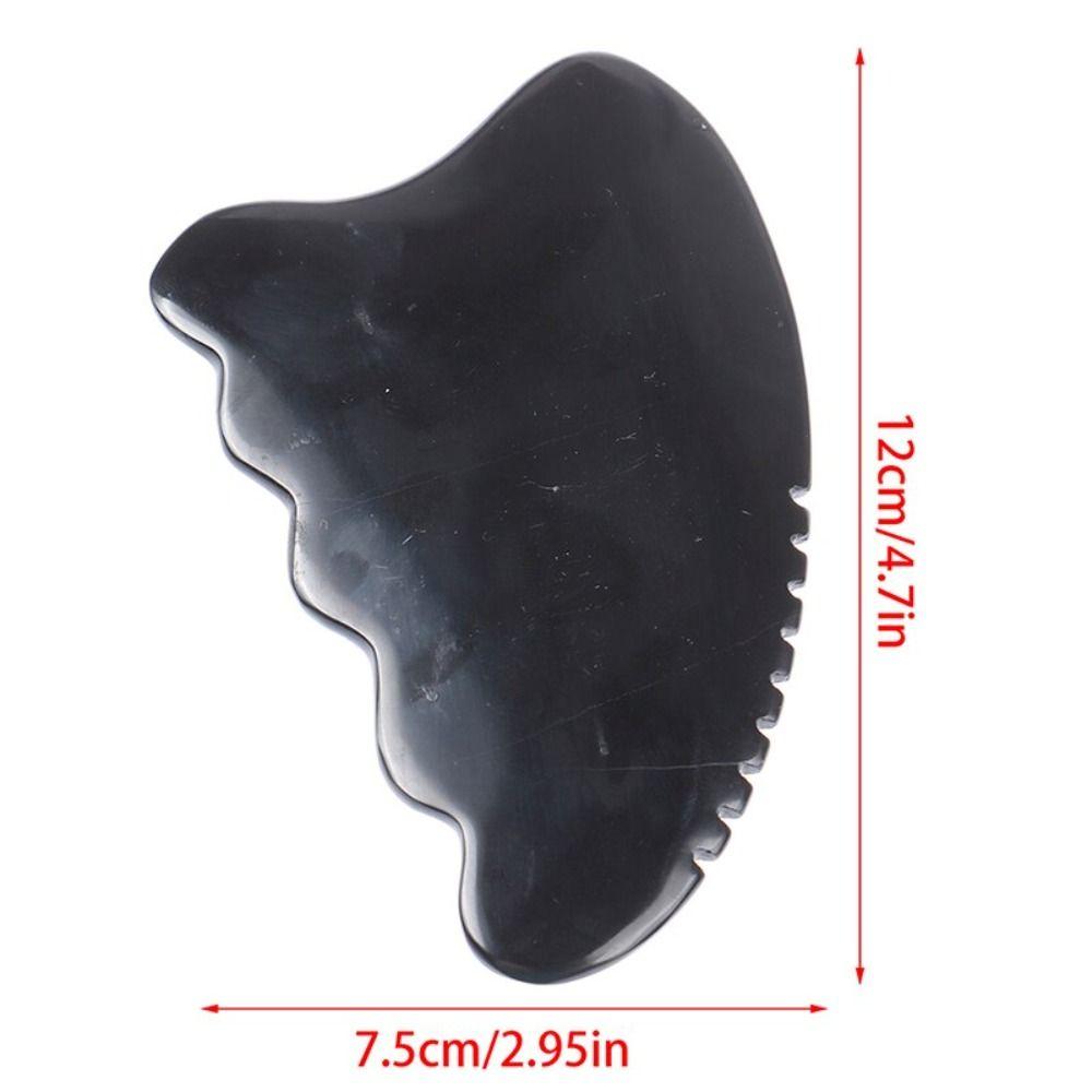 Neck Scraping Bian Stone Gua Sha Board Acupuncture Face Massager Relaxation Skin Care Tool  Girls