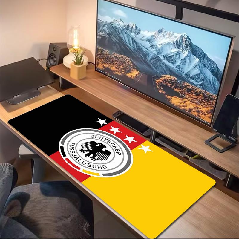 Germany National Football Team Print Cushion Non-slip Laptop Tablet Big Mousepad XXL Mat Mini PC Playmat With Lock Edge