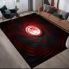 Olympiacos F.C. Flanellmuster Quadratischer Teppich, Läufer, Teppich für Wohnzimmer Schlafzimmer Sofa Spielzimmer Dekoration, Rutschfeste Fußmatte