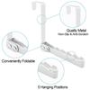 M-Modern-2 Pack Over The Door Hooks Hanger, Sturdy Foldable Over Door Drying Rack For Clothes, Coats, And Towels