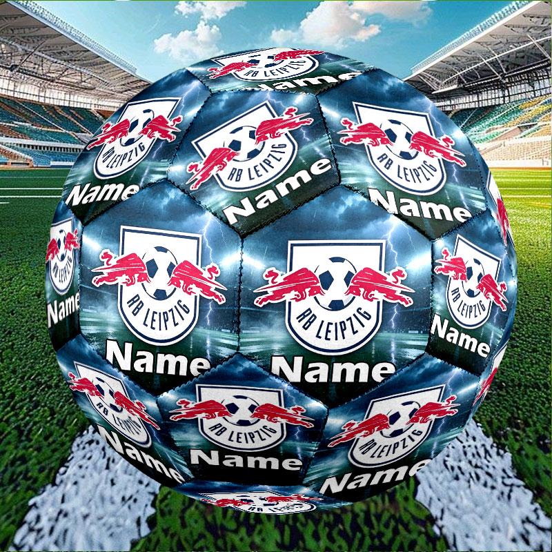 Custom Name Personalized RB Leipzig Print Size 5 Soccer Ball Training & Match Football, for Team, Kicking, Gift for Football Enthusiasts