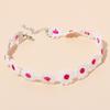 Douyin New Small Daisy Necklace Ins Internet Celebrity Same Niche Lace Choker Flower Necklace