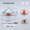 Purple Copper D32 Laser Cutting Machine Nozzle - Single & Double Layer