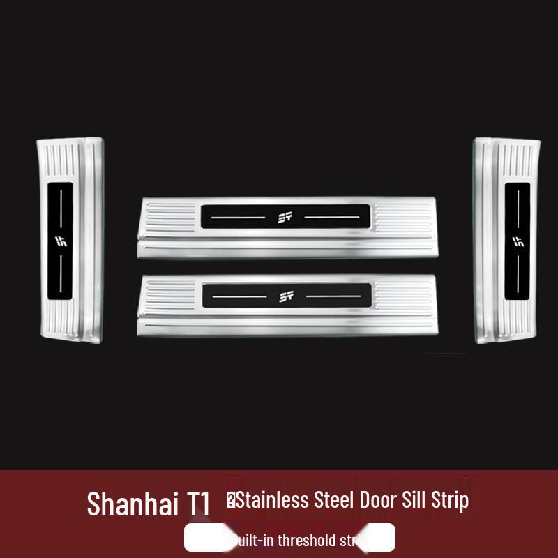 Jetour Shanhai T1 Door Sill & Rear Bumper Decorative Trim Sticker Set