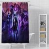 Solo Leveling Shadow King Shower Curtain Waterproof Polyester Fabric Paint Bath Curtains Home Bathroom Decor Curtain With Hook