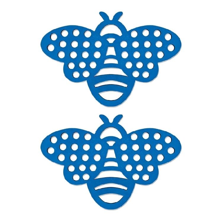 

2Pcs Outdoor Bees Water Feeder Water Feeder Plastic Feeder Beekeeping Cleaning Nest Door Easy Maintenance Accessories синій