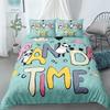 Panda Printed 2/3pcs Bedding Set Bamboo Duvet Cover for Adult Child Bedclothes and Pillowcases Comforter Covers Bed Sets King