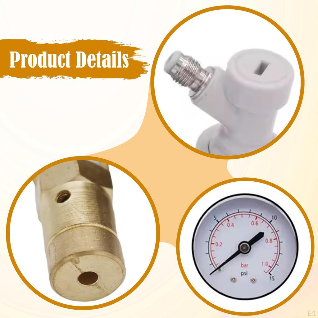 Adjustable Pressure Relief Valve for Beer with Ball Fitting, Ideal [unclear - Possibly "the