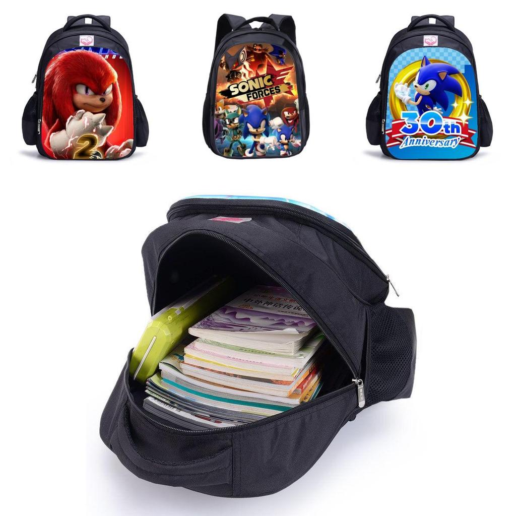 Sonic Wasserdichter Studentenrucksack mit großem Fassungsvermögen für Kinder Outdoor-Reisen