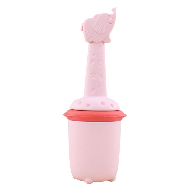 Silicone Baby Fruit & Veggie Teether Rattle