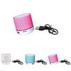 Tragbarer Mini-Bluetooth-Lautsprecher mit LED-Licht, kabelloser Lautsprecher, Geschenk, Auto, Zuhause, Outdoor