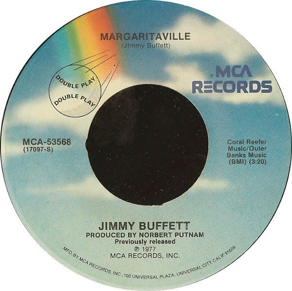 

7inch Record JIMMY BUFFETT Margaritaville Come Monday MCA53568 MCA 1984 US Rock Used