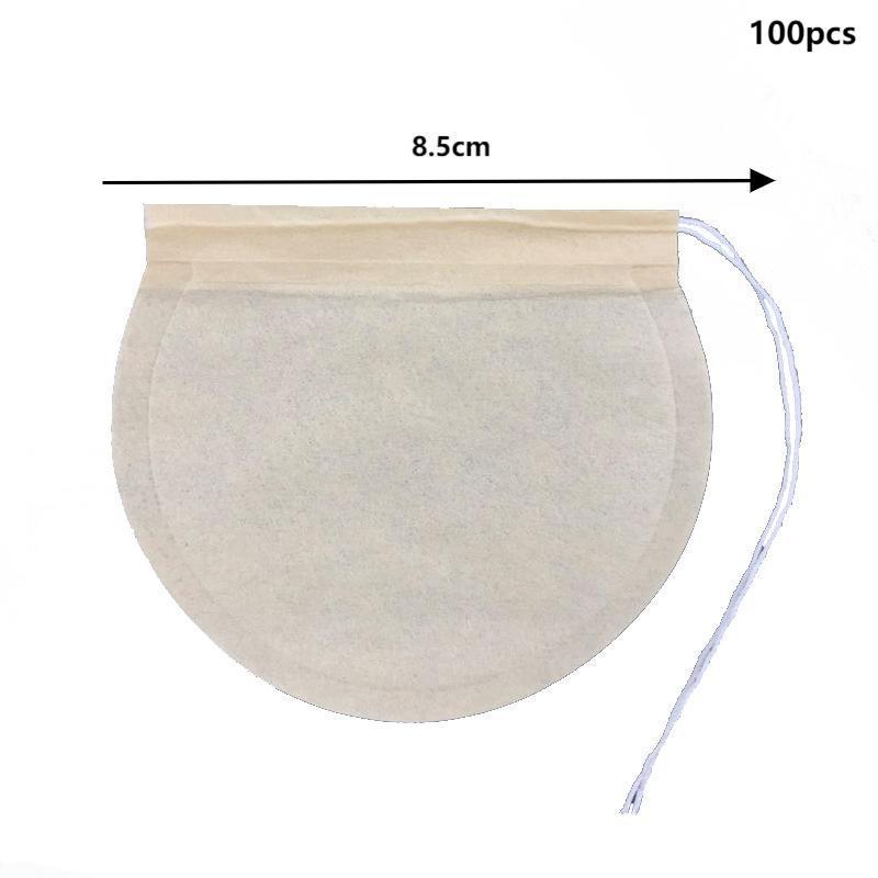 

New Disposable Tea Bags Multi-size Tea Bags For Loose Leaf Tea Empty Large Scented Drawstring Pouch Bag Iced Coffee Filter Bags 6