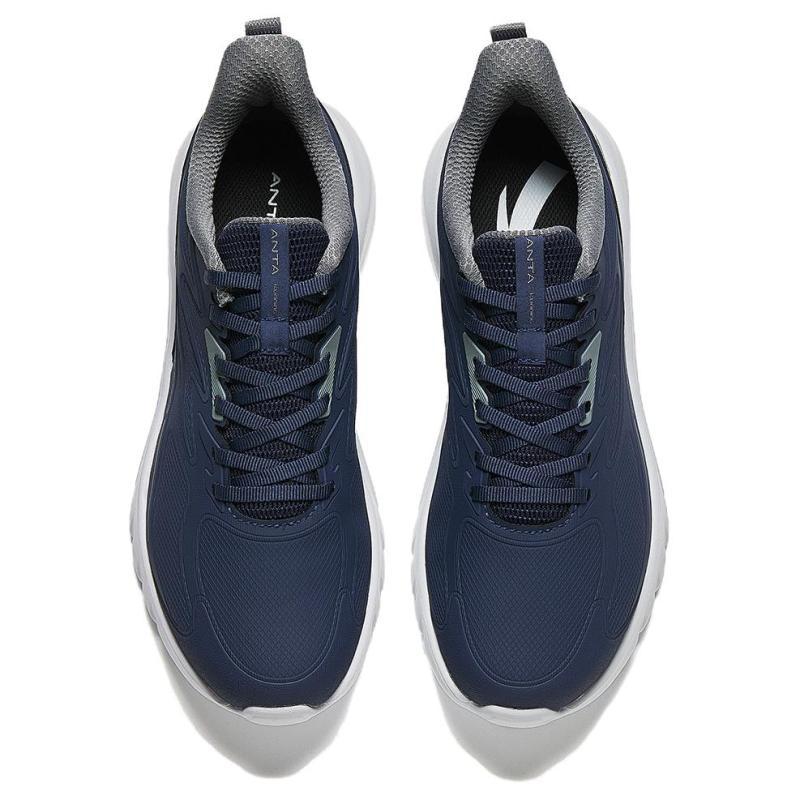 Anta Anti-Slip Wear-Resistant Low-Top Casual Running Shoes Men's Gray Black Sneakers 112345522S-1