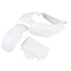 Plastic Mudguard Fairing Kit Pure White Front Mudguard Number Plate Body Panel Body Work Kit for Mini Pit Monkey Z50R