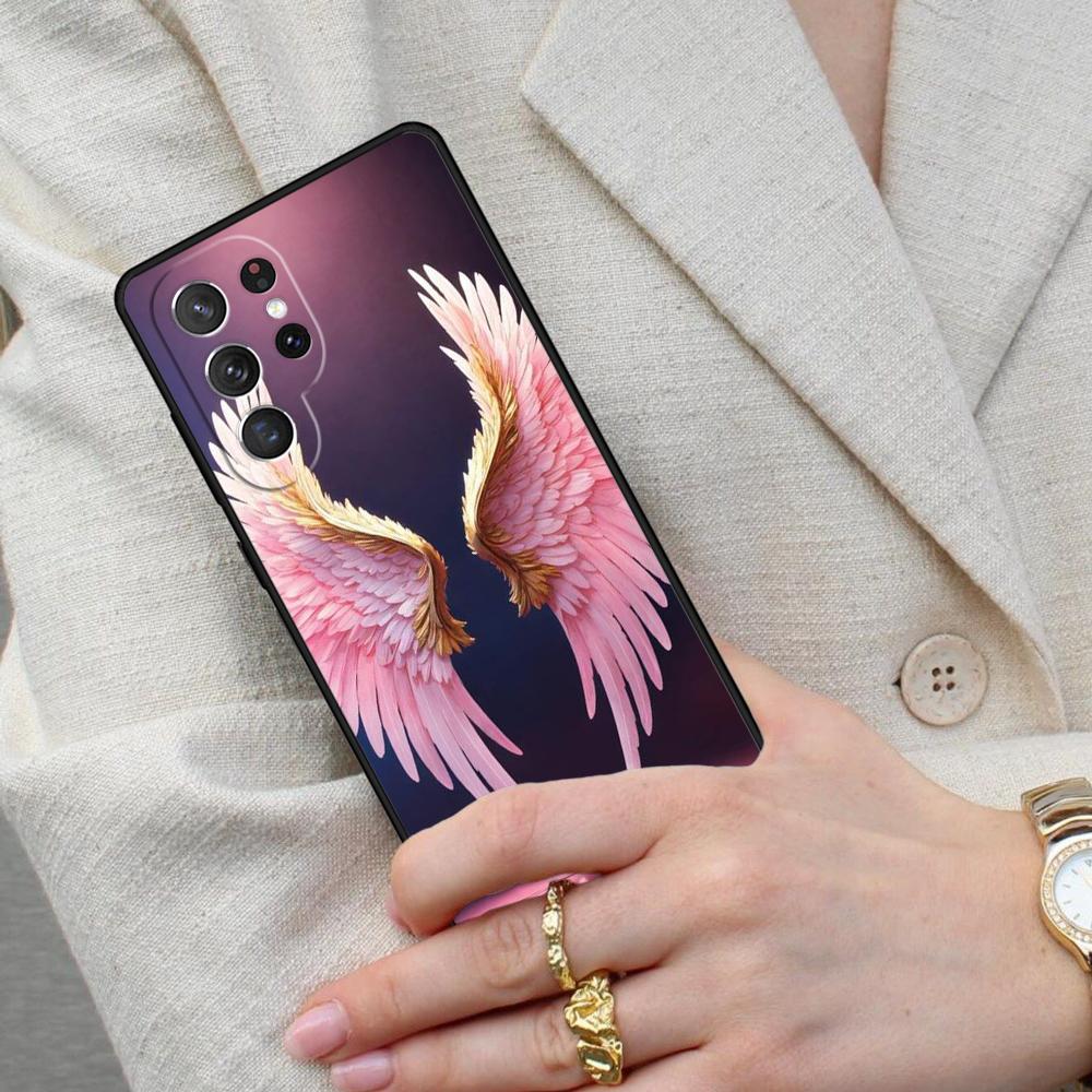 Exquisite Wings Cell Phone Case for Samsung Galaxy S26 Ultra S25 S24 S23 S22 S21 S20 Note10 Cover