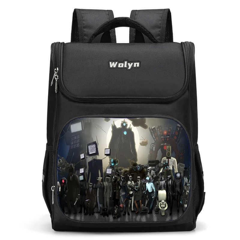 Trendy Oxford Cloth Backpack For Elementary School Students Large Capacity Design