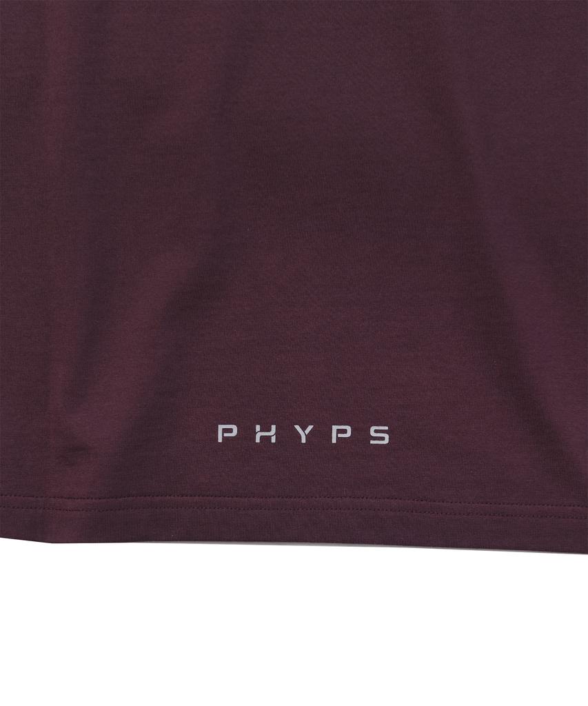 PHYPS MOTORCYCLE Honda Bear T-Shirt Burgundy