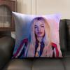 AAva MMax Pop Singer Cushion Cover Natural Linen Organic Fabric DoubleSided Printing Sofa Home Decor Gift Pillow Case