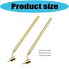 2Pcs Detailing Line Fluid Writer Paint Applicator Pen Slanting Precisions Ruling Pen for Drawing Lines,Scratch Repair