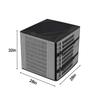 1pc Air Conditioner Cover Full Mesh With Waterproof-Top AC Unit Cover Breathable Protection Cover For All Season
