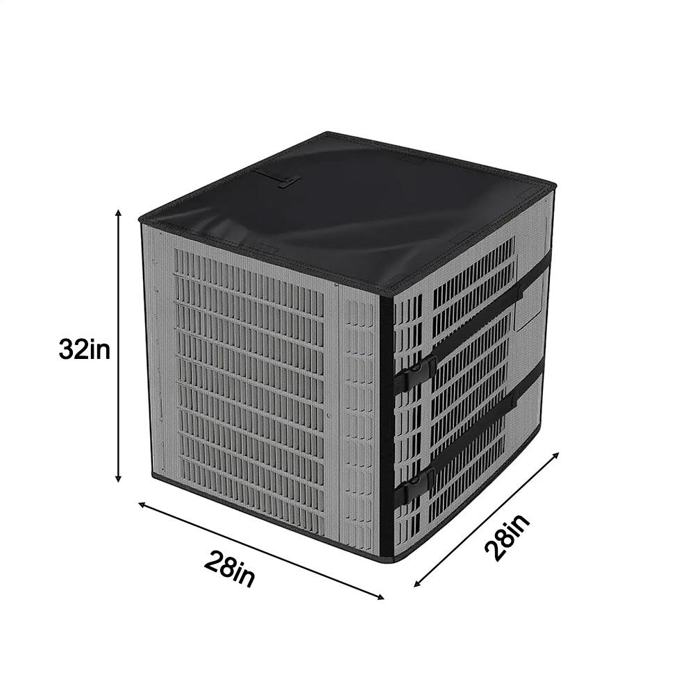 1pc Air Conditioner Cover Full Mesh With Waterproof-Top AC Unit Cover Breathable Protection Cover For All Season