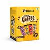 Bevzilla 96 Instantkaffee-Pulver-Beutel(4 Geschmacksrichtungen) - 192 Gramm | Haselnuss, Klassisch, Vanille & Karamell | 24 Beutel Jede Geschmacksrichtung