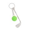 Simulation Mini Golf Ball Keychain Creative Metal Keyring Car Key Holder Bag Pendant Hanging Decoration Couple Gifts