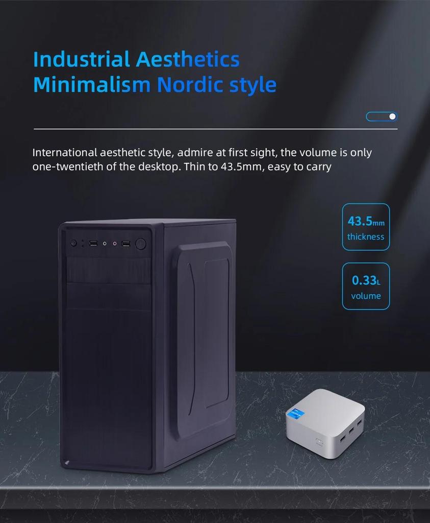 FIREBAT T8 Pro Plus Mini PC Intel Celeron N100 stacjonarny