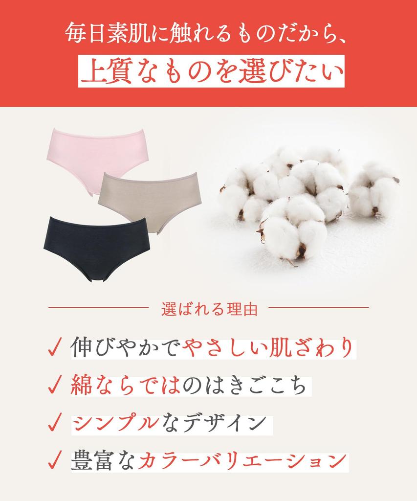 Daily Fit Made of Organic Cotton Smooth to the Regular Size M Wing/Wacoal Women's Shorts, EC2100, Blend, Touch, Length,
