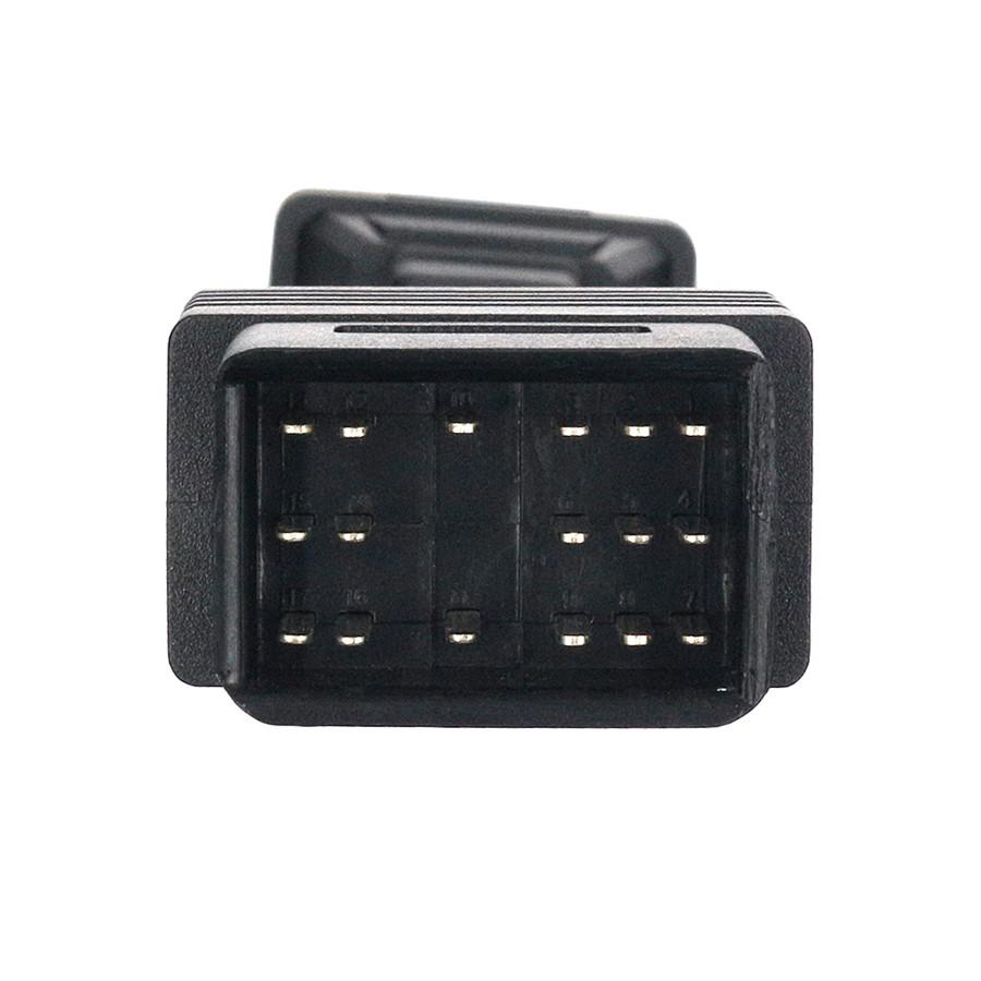 For Toyota 17pin to 16pin OBDII Extension Cable Connector Adapter