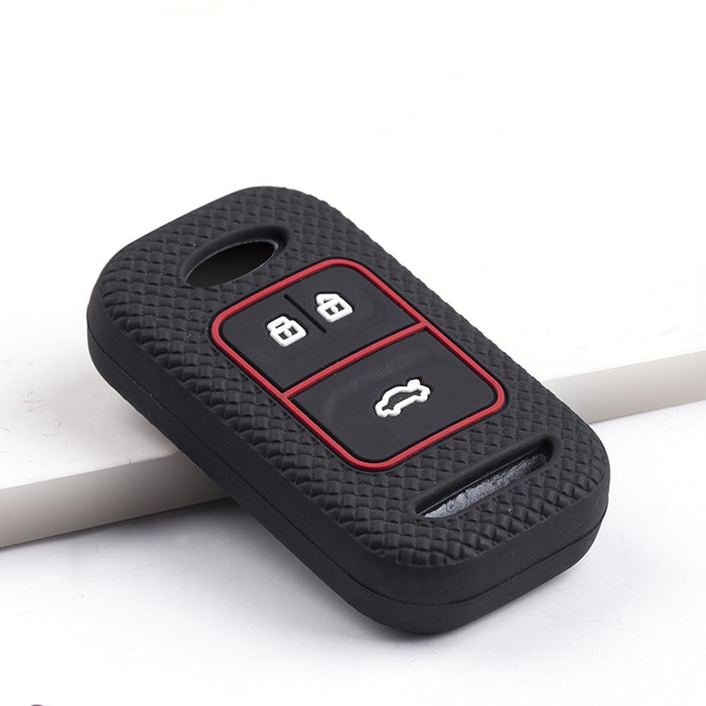 Silicone 3 Buttons Remote Case Key Cover Protection Holder for Chery Tiggo 8 3 5 Tiggo 4 GX Arrizo 5 Key Case 2019 2020 2021