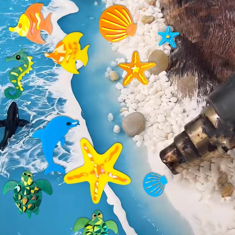 Einzigartige und lustige Silikonbackform Ozean-Thema Flexible Silikonform für hausgemachte Bastelarbeiten und Kuchenverzierungen